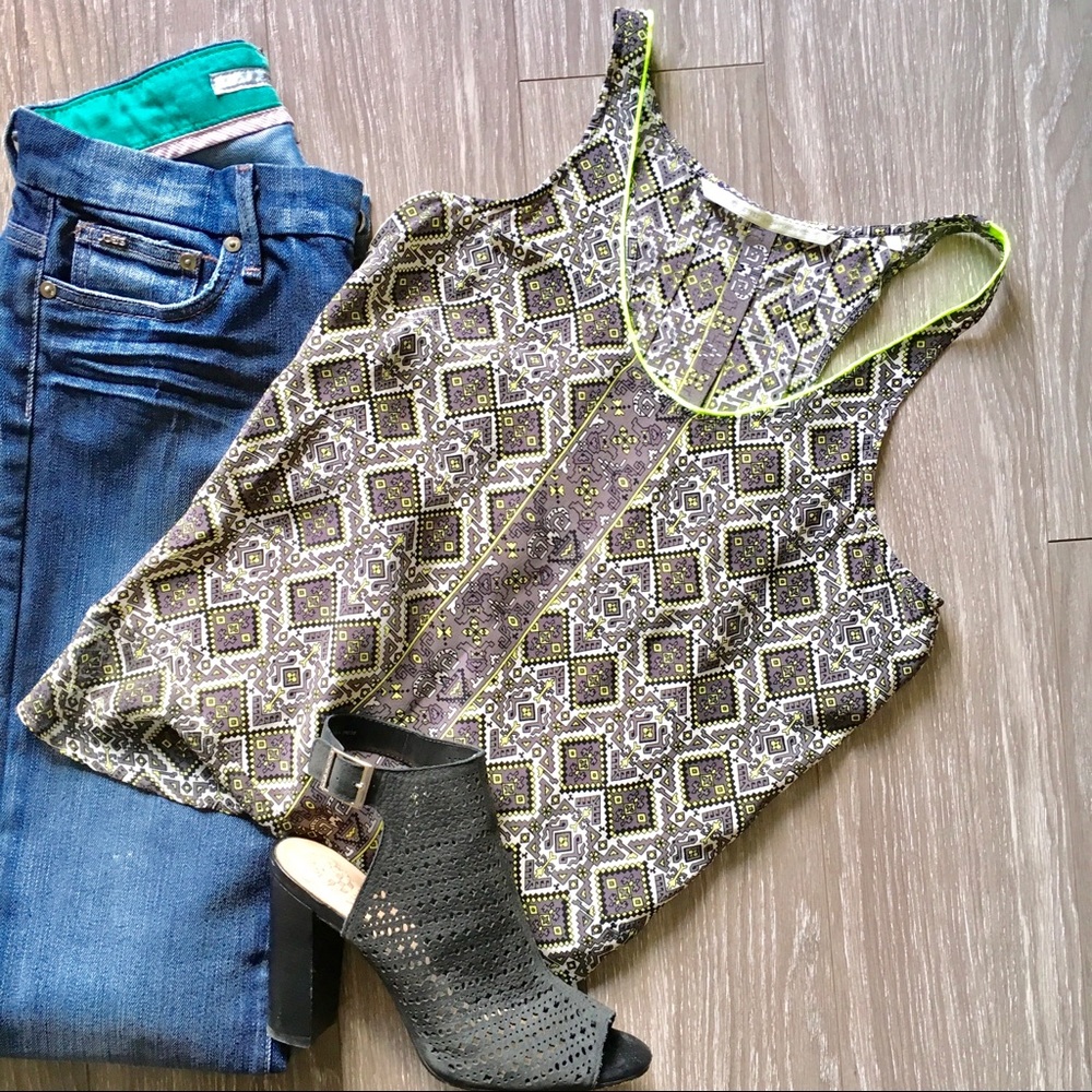 🌿 SALE 12th Street by Cynthia Vincent Silk Tank